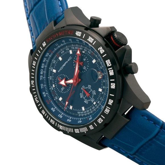 NWT Blue Full-Function Chronograph Watch